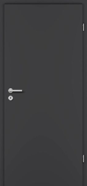 CPL Wohnungseingangstüre, graphitgrau, Rundkante KR