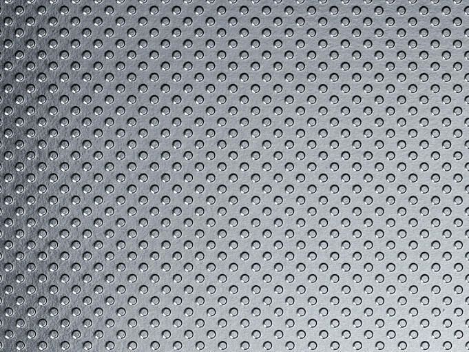 Schichtstoffplatten Alu-Relief, 856 DOTS stahl