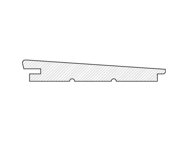 Dura Akzent, Trapezschalung, lasierend, Lasurflächen sind Wartungsflächen