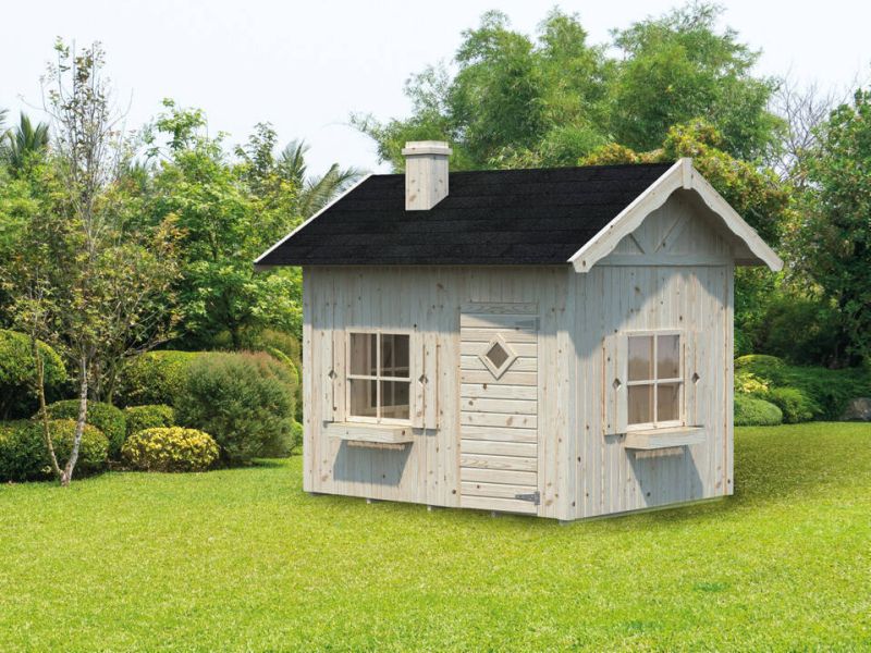 Garten-Spielhaus Emma, Fichte natur