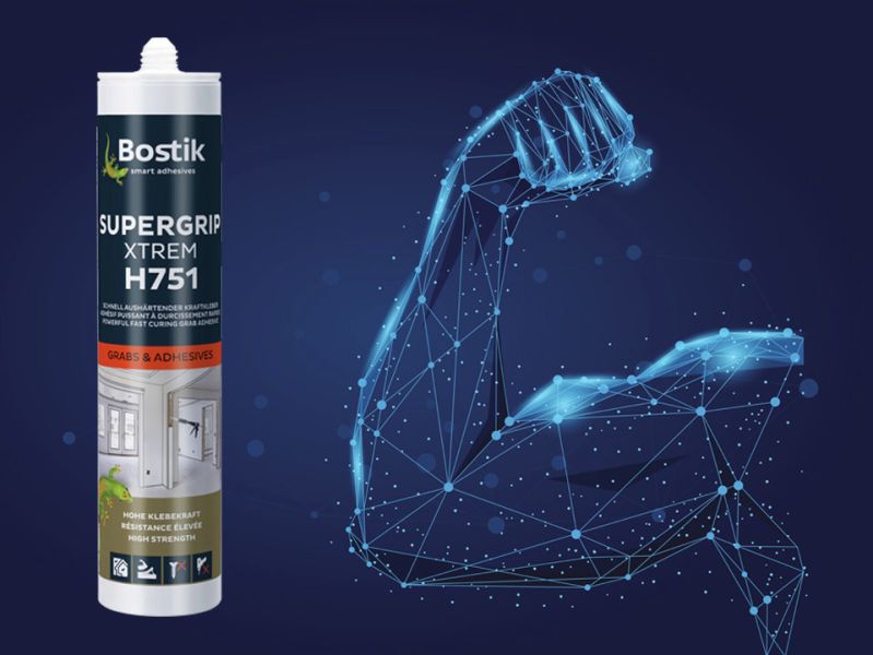Bostik H751 Supergrip Xtreme - schneller 1K-SMP-Klebe-Dichtstoff - Lackleim, 450 gr.