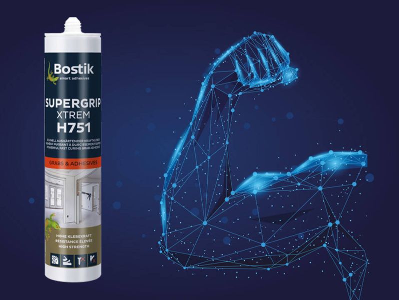 Bostik H751 Supergrip Xtreme - schneller 1K-SMP-Klebe-Dichtstoff - Lackleim, 450 gr.