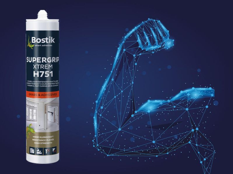 Bostik H751 Supergrip Xtreme - schneller 1K-SMP-Klebe-Dichtstoff - Lackleim, 450 gr.