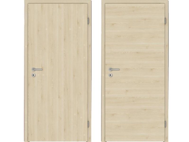 CPL Wohnungseingangstüre, Touch Oak Creme, Rundprofil